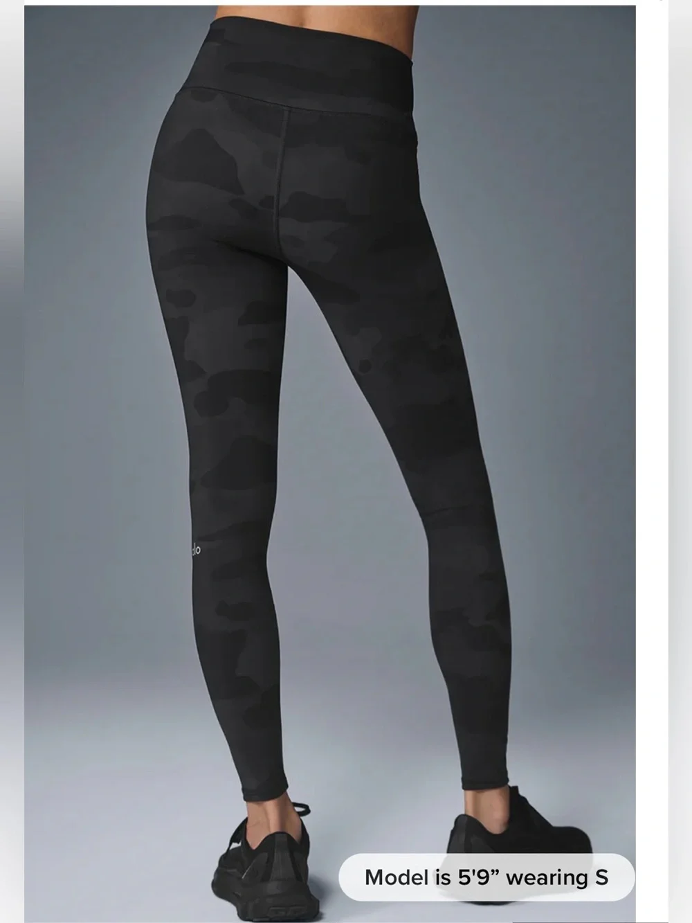 Alo yoga high waist camo vapor leggings medium
